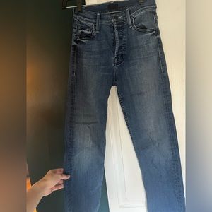 Mother ankle flare jeans